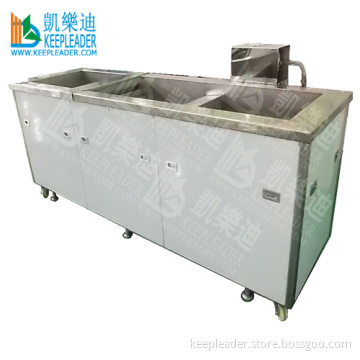 Ultrasonic Cleaning Machine, 3 Tank/ Industrial Ultrasonic Cleaning Machine/ Equipment (KLE-3018)